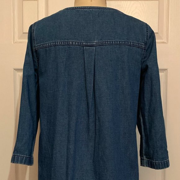 Madewell Denim Shift Dress - Picture 4 of 8